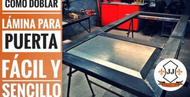 ¿Cómo se llama la lámina para hacer puertas?