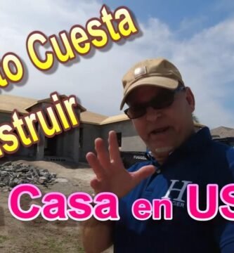 ¿Cuánto dinero se necesita para construir una casa en USA?