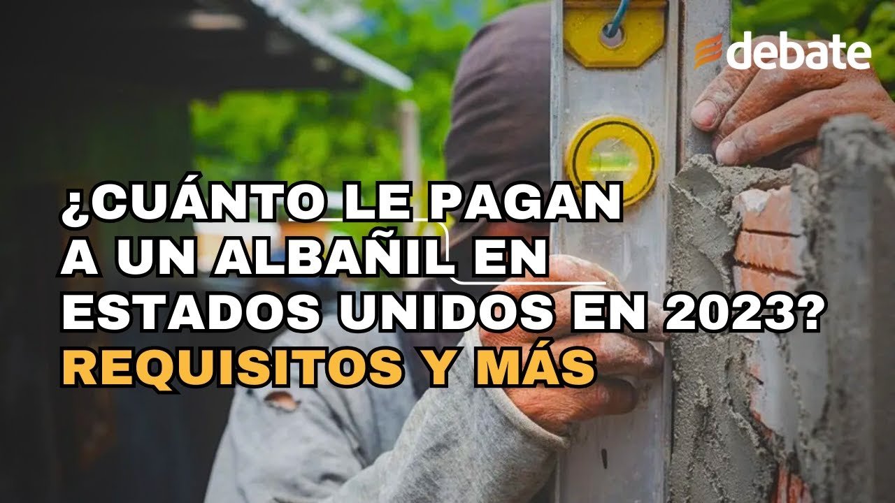 ¿Cuánto gana un albañil en Estados Unidos a la semana?