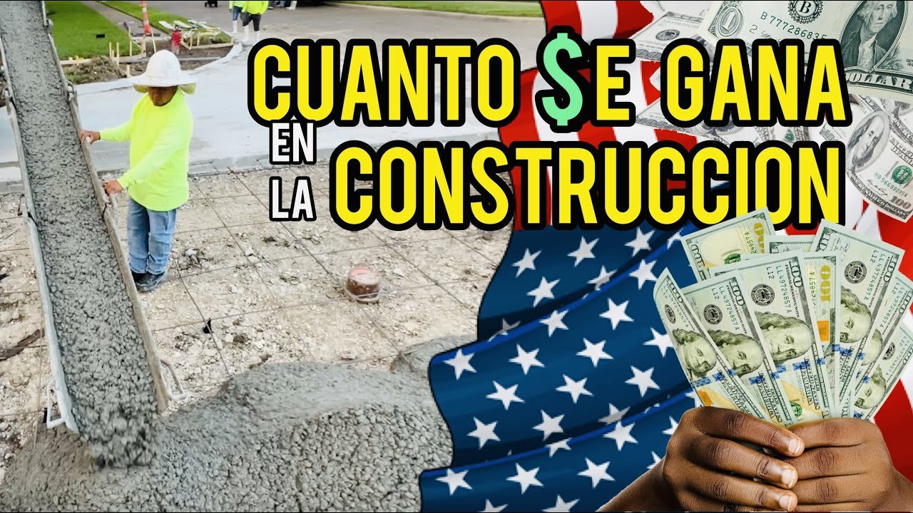 ¿Cuánto gana un obrero de construcción en Estados Unidos?