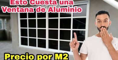 ¿Cuánto se cobra por hacer una ventana de aluminio?
