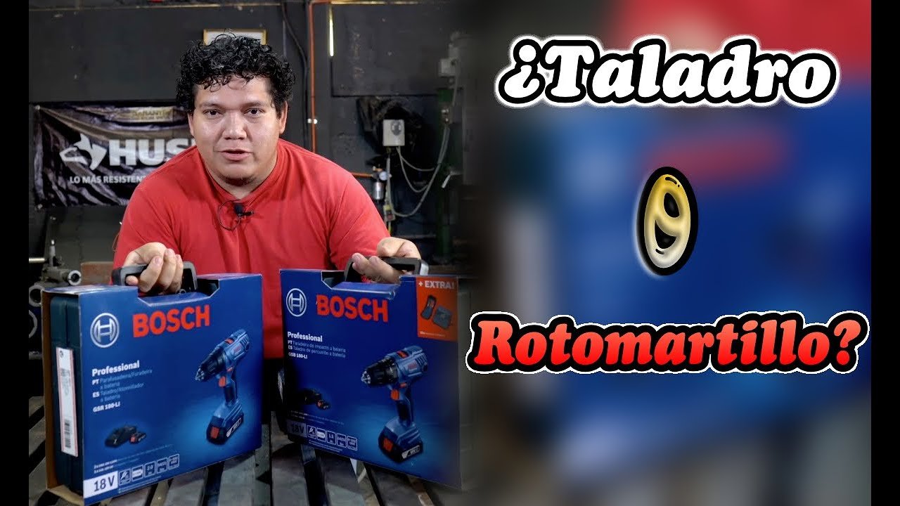 ¿Qué es mejor rotomartillo y taladro?