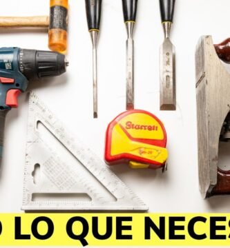 ¿Qué herramientas necesito para hacer una puerta de madera?