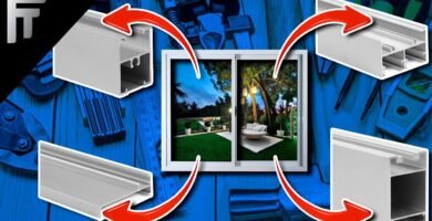 ¿Qué piezas lleva una ventana de aluminio?