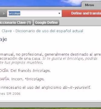 ¿Qué significa la palabra bricolaje?