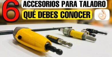 consejos para perforar concreto con taladro inalámbrico con accesorios multifunción