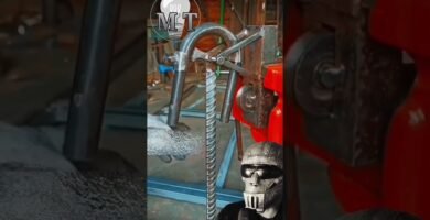 bricolaje con tubos de metal en espacios reducidos