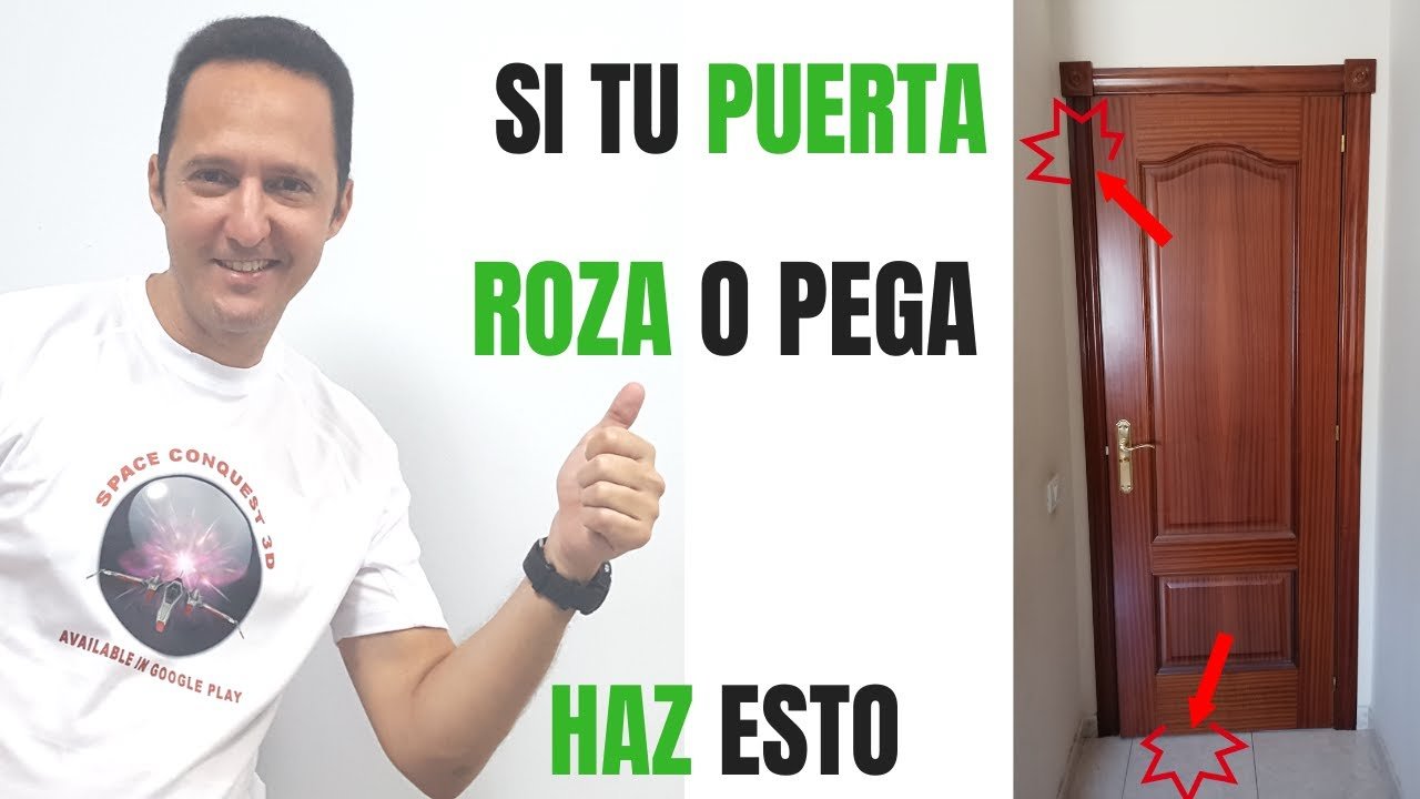 cómo arreglar puertas desalineadas que puedes hacer en familia