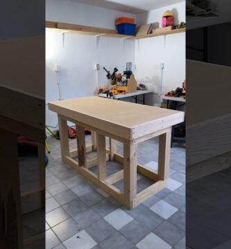 cómo construir bancos de trabajo en menos de un día