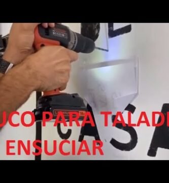 consejos para usar el taladro sin dañar la pared en zonas con poca iluminación