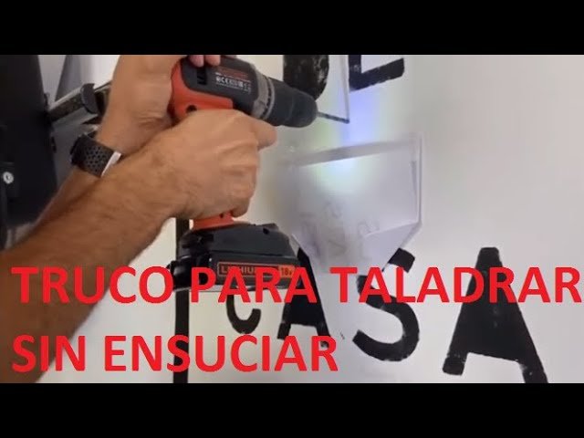 consejos para usar el taladro sin dañar la pared en zonas con poca iluminación