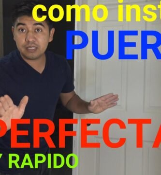 cómo colocar una puerta de madera correctamente en zonas sísmicas