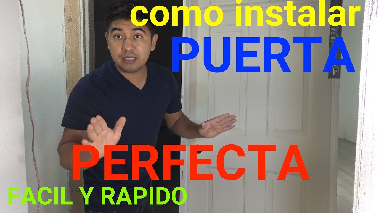 cómo colocar una puerta de madera correctamente en zonas urbanas