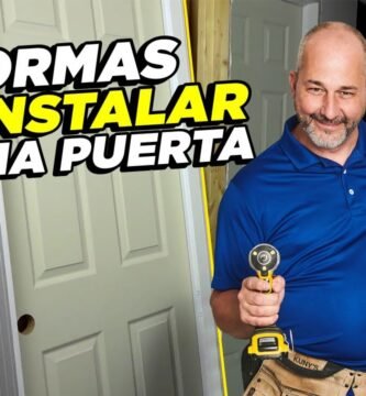 cómo colocar una puerta de madera correctamente para viviendas autosustentables