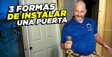cómo colocar una puerta de madera correctamente para viviendas autosustentables