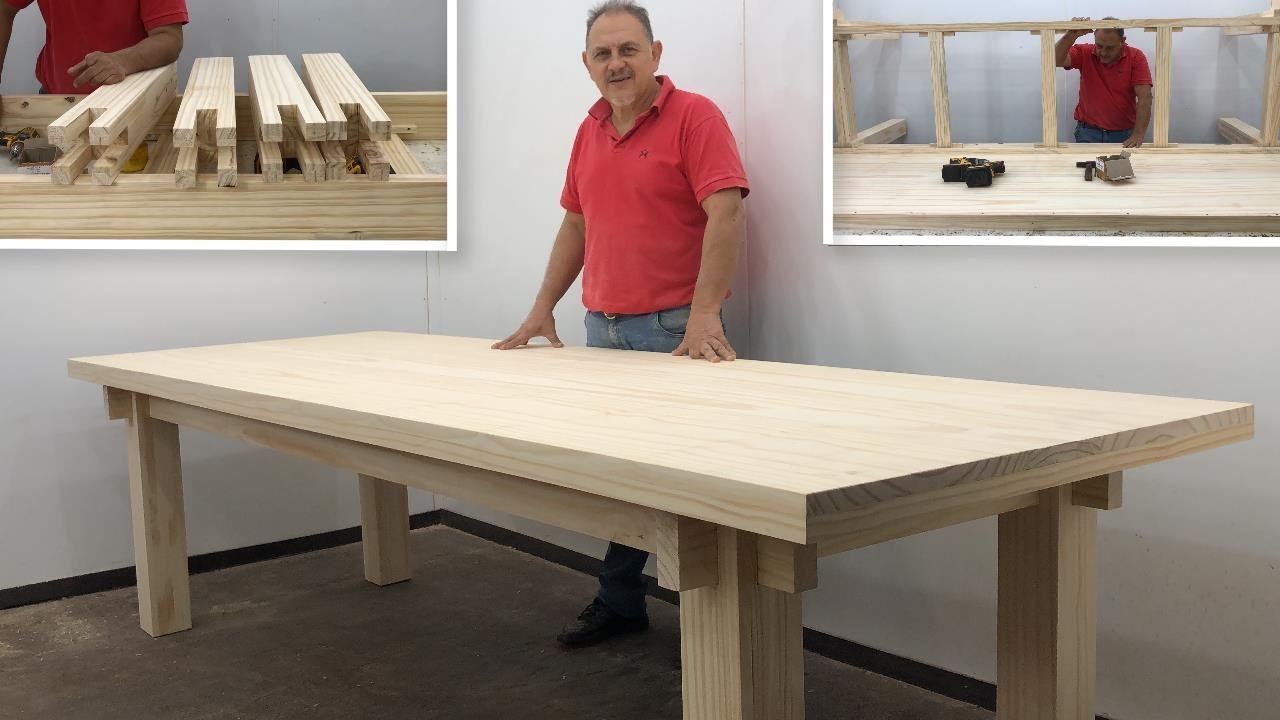 cómo construir una mesa de trabajo para oficinas modernas