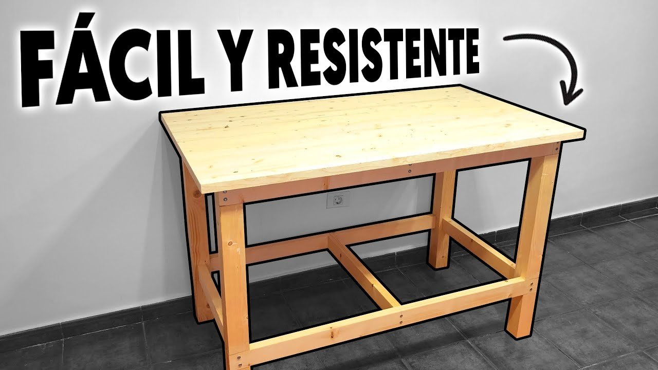 cómo construir una mesa de trabajo que puedes hacer en familia