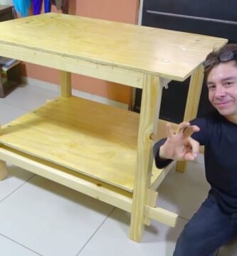 cómo construir una mesa de trabajo usando herramientas básicas