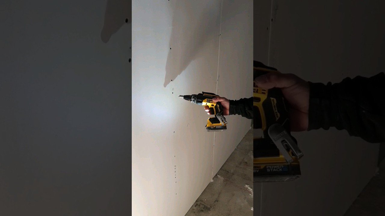 cuándo usar baja o alta velocidad en el taladro en paredes de drywall