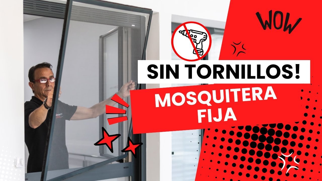 cómo colocar mosquiteros en ventanas fácilmente sin hacer mucho polvo