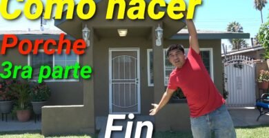 cómo construir un pequeño porche en casa en Arequipa