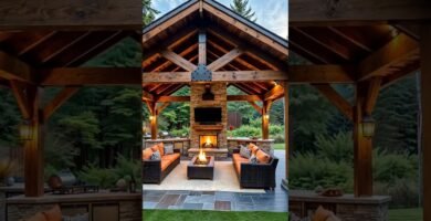 cómo construir un pequeño porche en casa en viviendas modernas