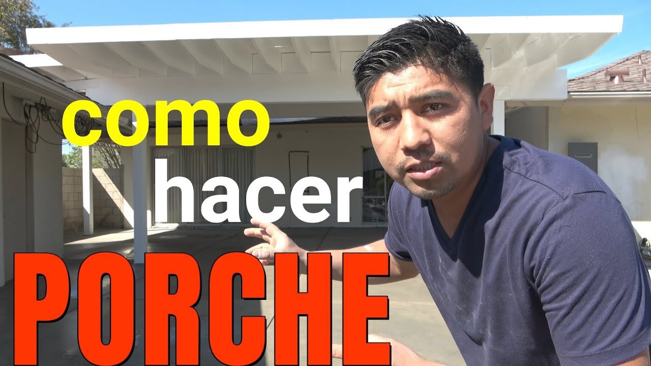 cómo construir un pequeño porche en casa en zonas de alta humedad