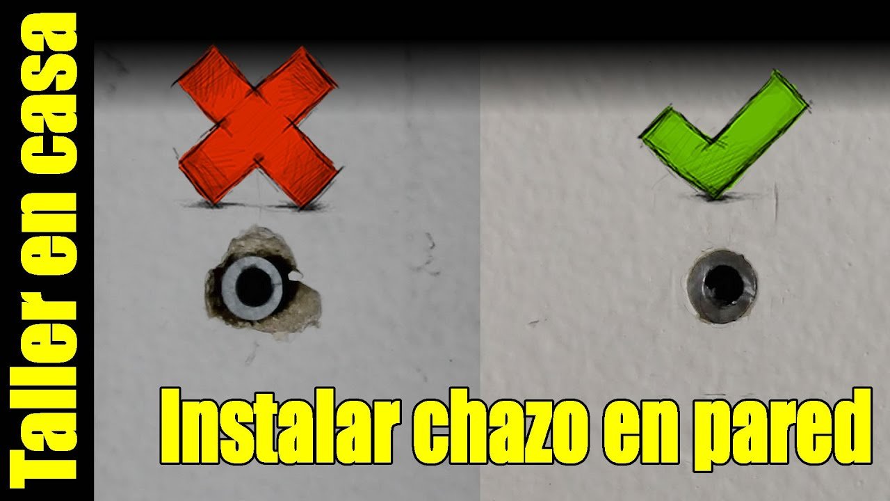 cómo fijar cosas en paredes de concreto para principiantes en bricolaje