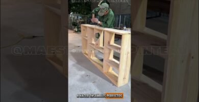 cómo hacer estanterías con madera reciclada para mejorar tu hogar