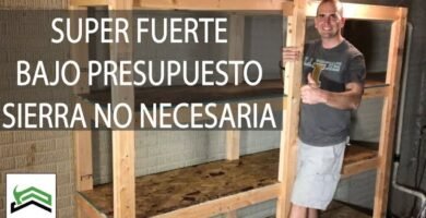 cómo hacer estanterías con madera reciclada para optimizar almacenamiento