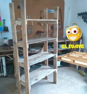 cómo hacer estanterías con madera reciclada paso a paso para novatos