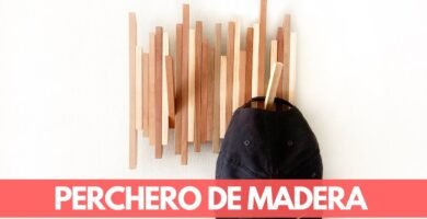 cómo hacer un perchero de madera de forma económica