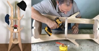 cómo hacer un perchero de madera en menos de un día