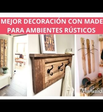 cómo hacer un perchero de madera para mejorar la decoración