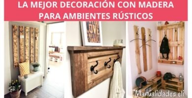 cómo hacer un perchero de madera para mejorar la decoración
