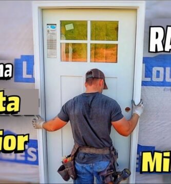 cómo instalar una puerta de metal en exteriores en casas prefabricadas