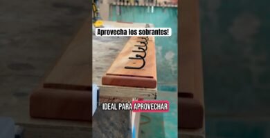 cómo hacer un perchero de madera que puedes vender luego