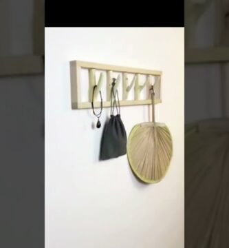 cómo hacer un perchero de madera sin hacer mucho ruido