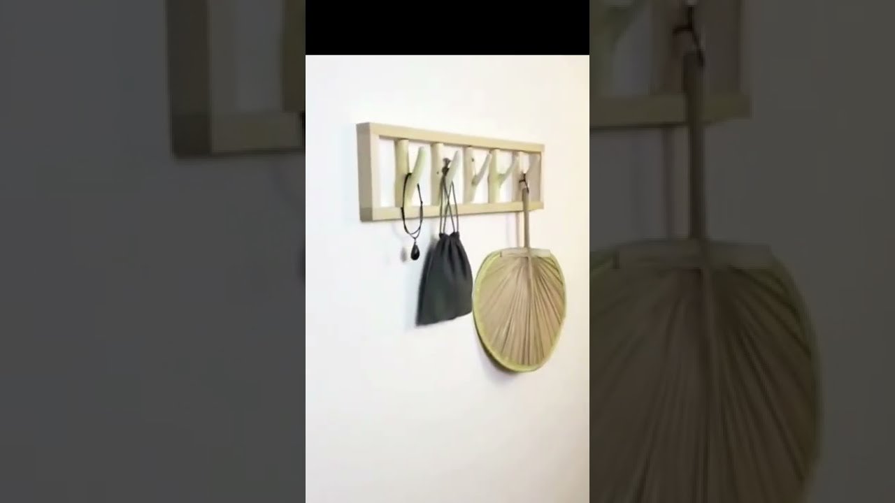 cómo hacer un perchero de madera sin hacer mucho ruido