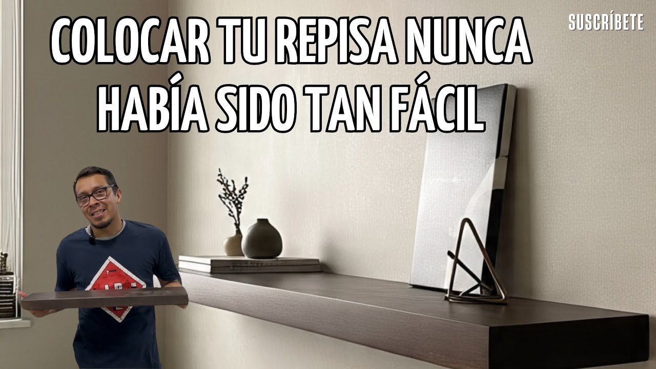 cómo instalar repisas flotantes con resultados profesionales
