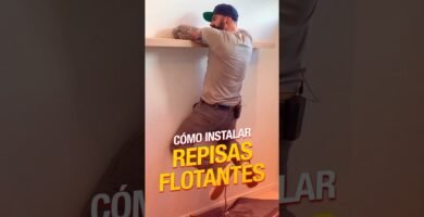 cómo instalar repisas flotantes ideal para espacios multifuncionales