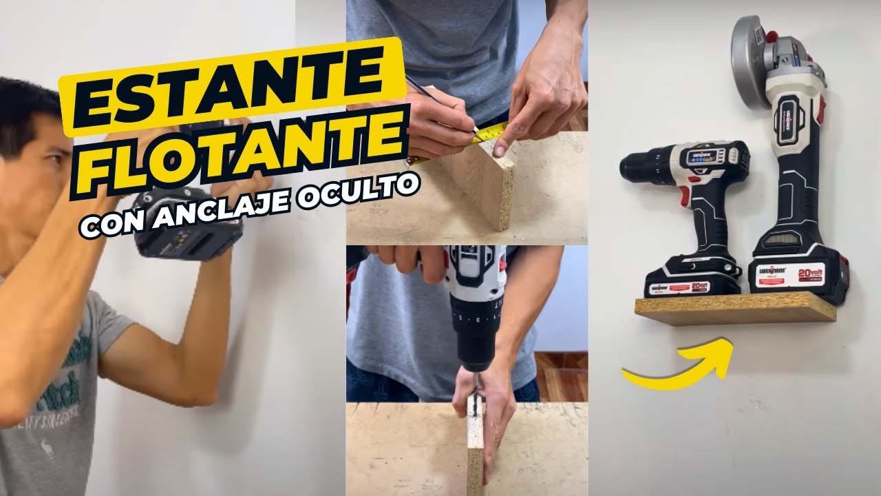 cómo instalar repisas flotantes paso a paso para novatos