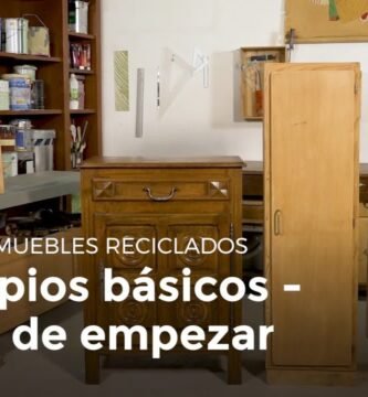 cómo restaurar muebles antiguos paso a paso para novatos
