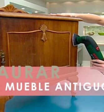 cómo restaurar muebles antiguos que puedes hacer en familia