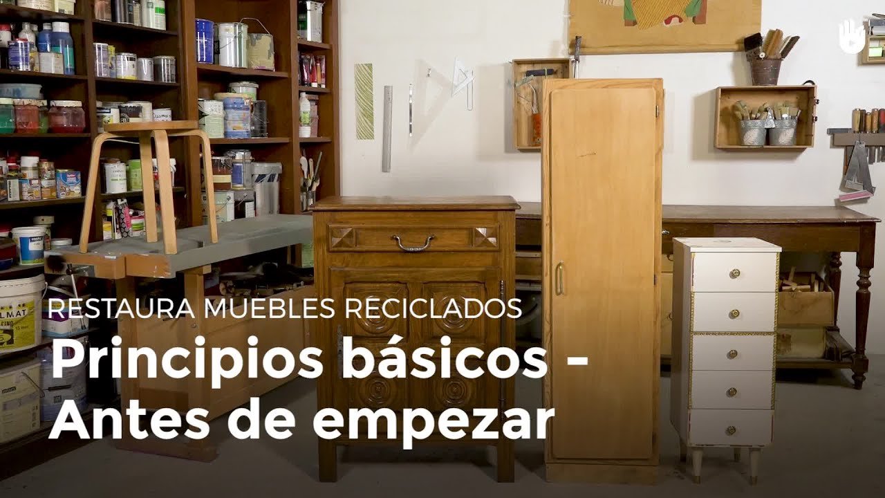 cómo restaurar muebles antiguos usando herramientas básicas