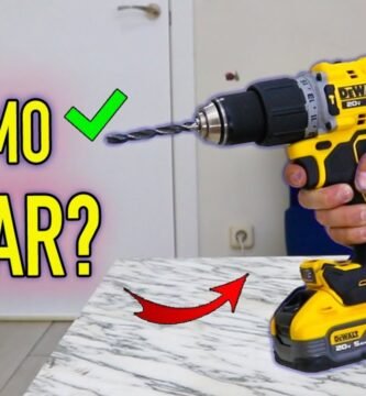 cómo usar un taladro inalámbrico en apartamentos pequeños