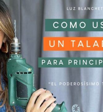 cómo usar un taladro inalámbrico para principiantes en bricolaje