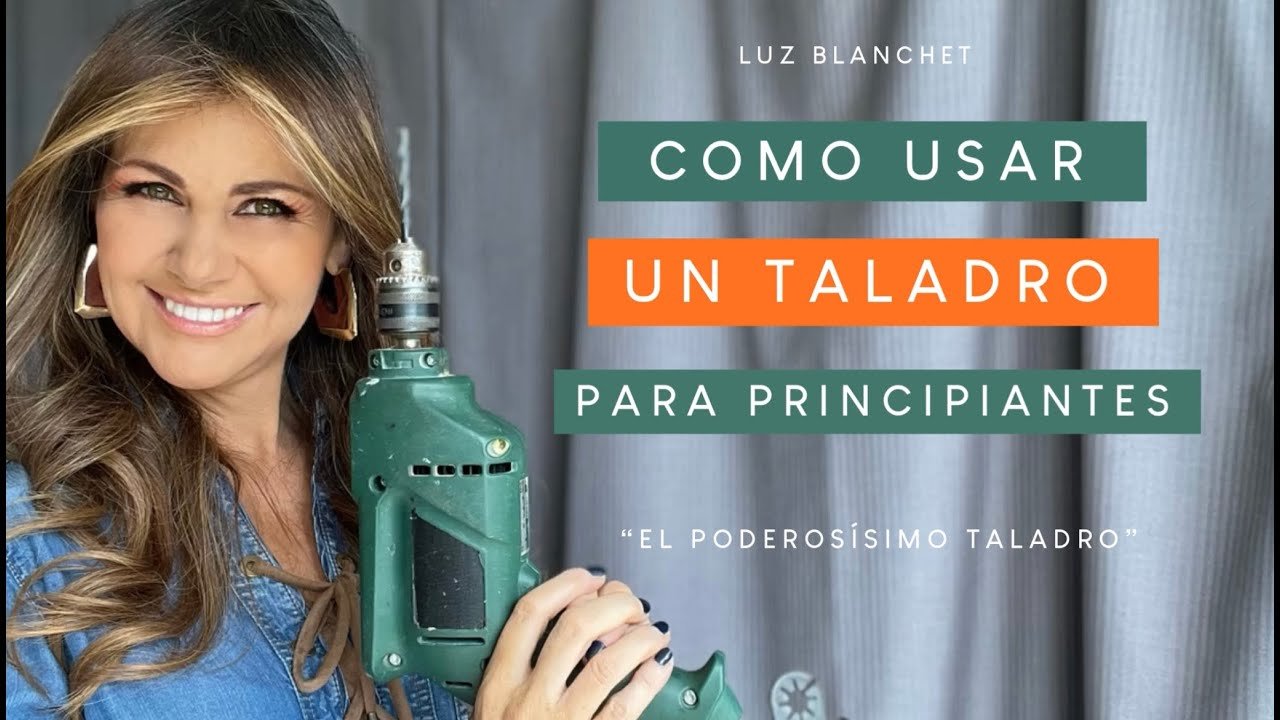 cómo usar un taladro inalámbrico que puedes hacer en familia