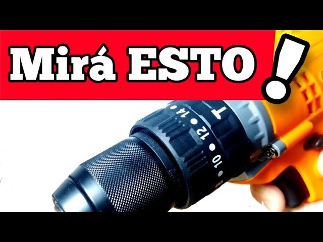 cómo usar un taladro inalámbrico sin taladro industrial